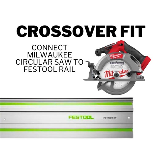 Milwaukee M18 Track Saw Adapter for Festool Guide Rail