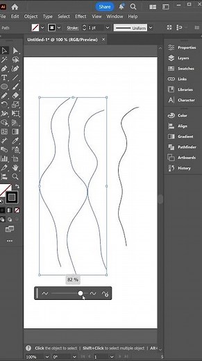 How to Smooth Paths in Adobe Illustrator #adobeillustratortutorial #adobeillustratorbasics