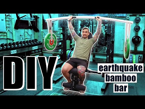 DIY Kinetic Bar | Natural Disaster | Shaky PVC Barbell | DIY Gym Equipment