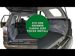 5th Gen Toyota 4Runner Canvasback Cargo Side Pieces Installation - CARGO NET NOT ACCESSIBLE
