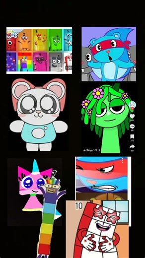 Splendid htf pretty blood rinny sprunki vineria & unikitty Numberblocks 10 and 7 and my talking Tom