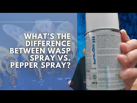 Pepper Spray vs. Wasp Spray - A Myth That Won't Die
