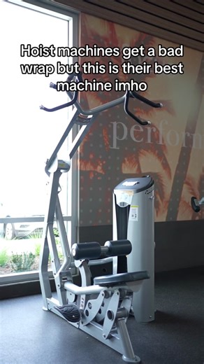 The hoist pulldown is my favorite hoist machine. I tend to use hoist machines when I’m more fatigued than usual #fyp #fitness #gym #bodybuilding