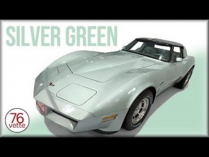 Rare Silver Green 1982 Corvette C3