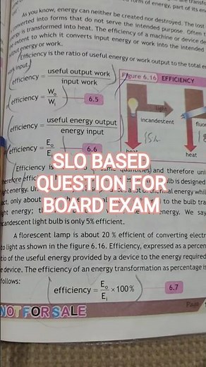 SLO Based Question 12 Class 9 Physics | Chapter 6 Work & Energy | Board Exam #slo #class9 #physics
