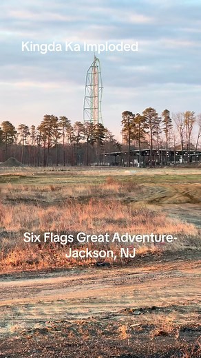 Kingda Ka Demolition at Six Flags Great Adventure