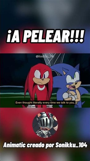¡A PELEAR!!! - Sonic the Hedgehog - Fandub latino #shorts