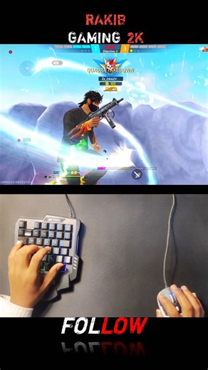 Free Fire Gaming keyboard mouse🖱️⌨️📲 Gameplay #mixpro #geekgamer #shorts #shortsviral #youtubeshorts