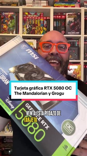 #Publi | El 22 de mayo sale a la venta esta esta pedazo de tarjeta gráfica de MSI, la RTX 5080 OC edición especial y muy limitada de The Mandalorian y Grogu. ¡Tan sólo saldrán a la venta 500 unidades en todo el mundo! No pierdas la oportunidad de conseguir esta tarjeta gráfica de una galaxia muy, muy lejana, que además cuenta con accesorios tematizados de la película @msi_spain #MSI #TheMandalorianandGrogu #StarWarsars
