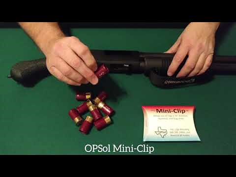 OPSol Mini-Clip and the Mossberg 590 Shockwave