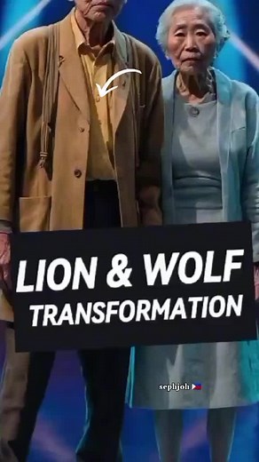 Lion and Wolf Transformation on America's Got Talent