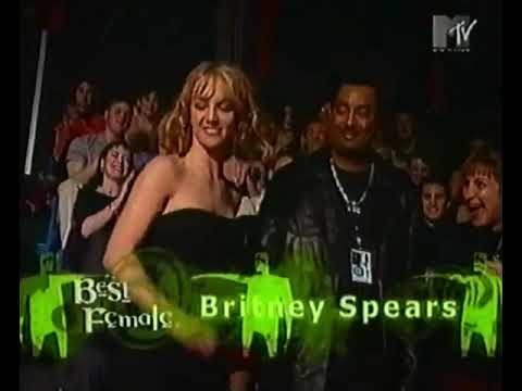 Britney Spears Wins Best Female MTV Europe Music Awards 1999