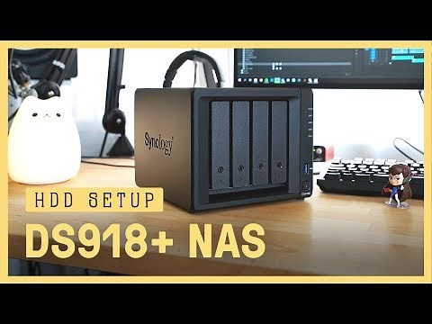 Synology DS918+ NAS Setup - HDD & M.2 SSD cache Installation