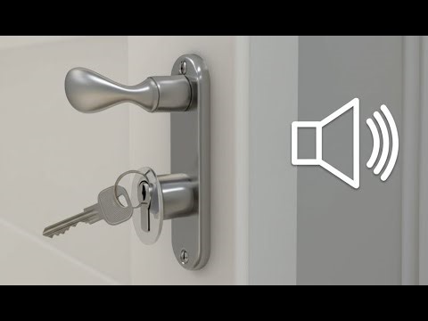 Key Jiggling in Lock Sound Effect - High Quality Recording!