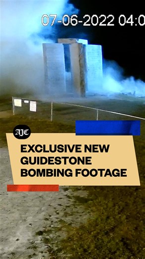 The moment the Georgia Guidestones exploded