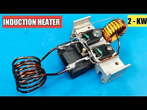 simple poweful 2000W induction heater make at home using irfz44n