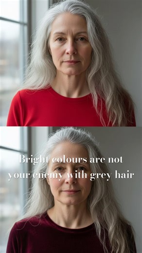 You Should Wear Colour With Grey Hair
