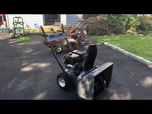 Craftsman 179cc 24" Snow Blower HOW TO FIX Surging Change Oil SUPERCHARGE MODIFY IMPELLER FIXNFLIP