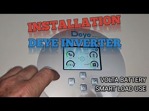Installation layout of my Deye 8kVA hybrid inverter