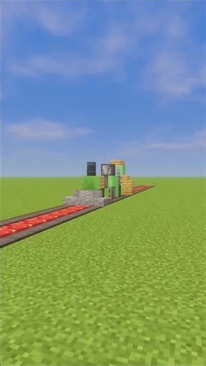 How to build a WORKING Train in Minecraft! 🚂💨