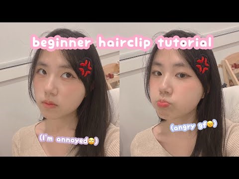 crochet ANGRY💢 hairclip tutorial | crochet beginner hairclip | DIY angry emoji hairclip