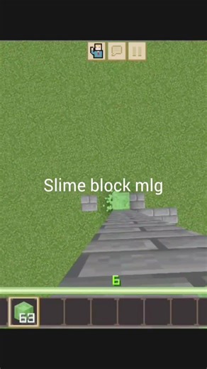 slime block mlg #shorts#minecraft