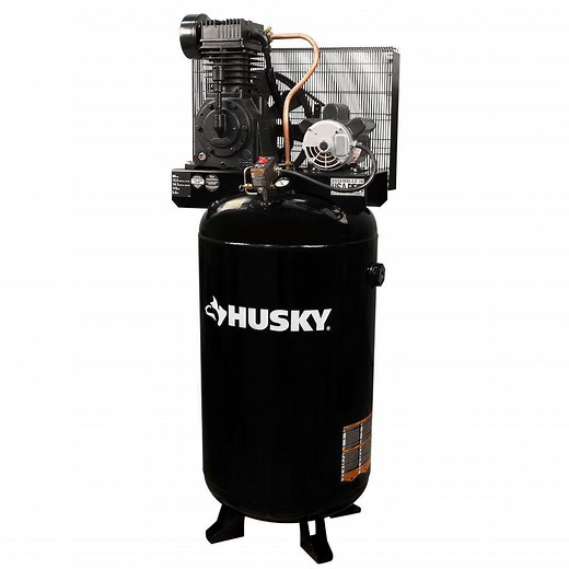 Check The Home Depot's Q&A Before Buying: Husky 80 Gal. 2-Stage Stationary Electric Air Compressor