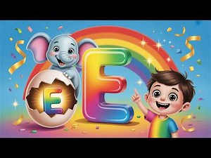 E is for Elephant! 🐘 Learn the Letter E Song & Sounds | ABC Phonics / Created with InVideo AI