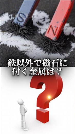 鉄以外で磁石に付く金属は？ #科学系