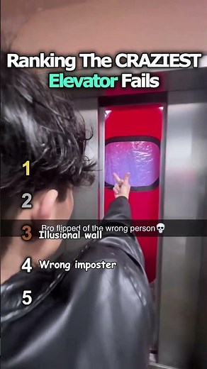 Ranking The CRAZIEST Elevator Fails