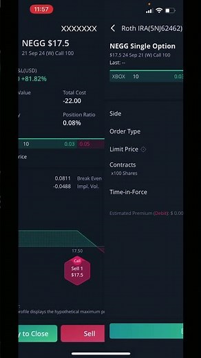 Options Trading: Webull Covered Call Management