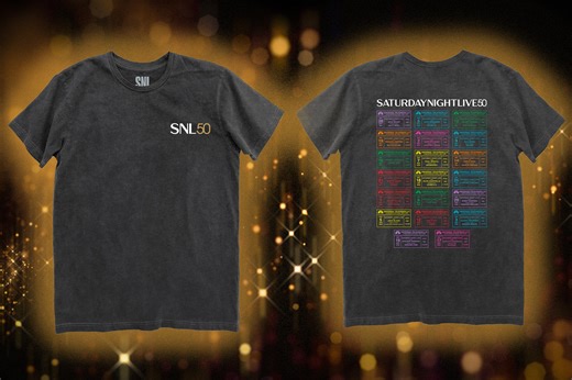 Every Single Host of SNL Season 50 Is Featured on This Commemorative T-Shirt