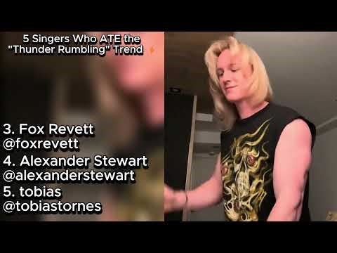 5 Singers Who ATE the "Thunder Rumbling" Trend (Can you hit the high note? 🎤)