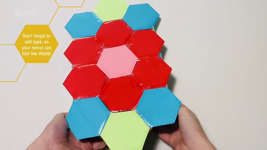 Making a Space Mirror: Fold your Webb Origami