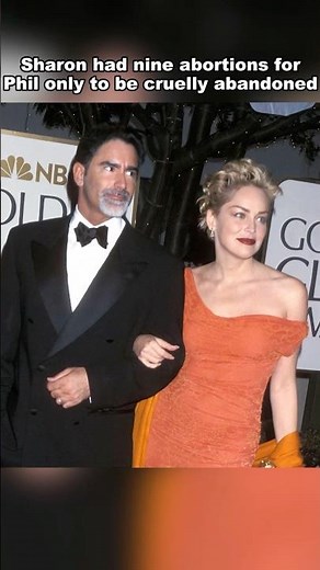 Sharon Stone had nine abortions for Phil Bronstein, only to be cruelly abandoned #sharonstone