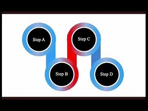Create a 4-Step Slide in PowerPoint 🔥 Modern & Professional Design