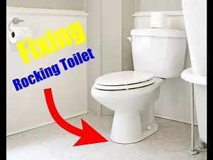 How to Fix a Wobbly/Loose/Rocking Toilet, cost less than $3.00, and save yourself at least $120!!!