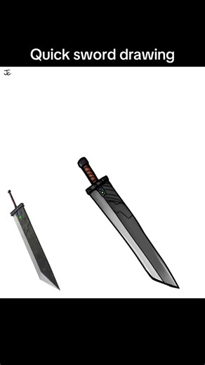 Ik its awful, but i havent drawn anything for a while and felt like i needed to post something even if its not very good #badart #ff7 #quickdrawing #finalfantasy #fyp