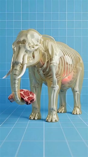 What If Elephant Start Eating Meat?