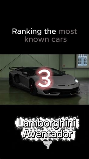 Ranking the Most Known Cars