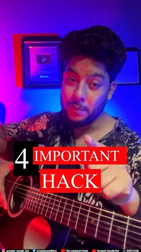 4 Strumming Hack For Beginners | Noob👎🏻 to Pro 🔥| How To Do Smooth Strumming | Acoustic Awadh Boy