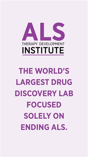 We are ALS TDI: a nonprofit biotech forging a path to deliver the multiple treatments that will end ALS for every person affected. 🔬🧪 Watch, share, and see how you can help at als.net. | ALS TDI
