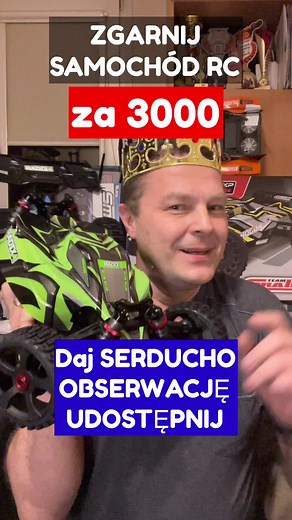 1 dzień. Tyle dzieli nas od rozpiczęcia zabawy na super samochód zdalnie sterowany Team Corally Radix 4S. Jest to model typu buggy off road 4x4 w skali 1/8, jeżdżący ponad 80 km/h, a dodatkowo wysoko skaczący i super bassujący. #tiktokrc #buggy #offroad #offroading #offroad4x4 #rccar #rc #bash #rcbashing #skoki #turniej #turniejczterechskoczni
