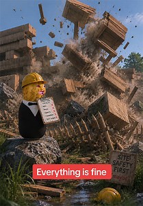 Mr Peanut Checks Mingasito Structural Integrity