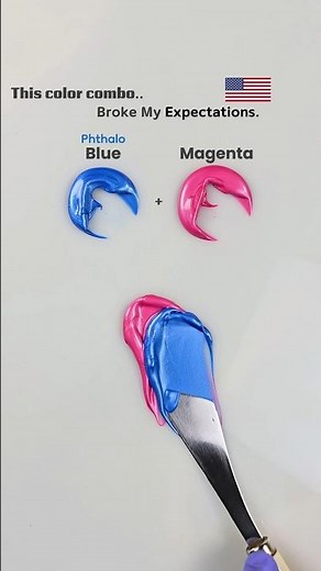 How to make Light Indigo Color Mixing 😍🎨 #colormixing #paintmixing #painting #satisfying