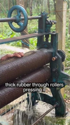 Natural process of making rubber