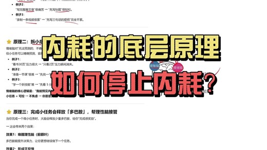 脑科学8-内耗的底层原理是什么？怎么让自己不内耗？