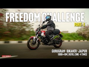 Ultimate test of Bajaj Freedom 125 : Can it survive the harsh desert conditions? 1000+ km
