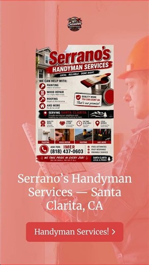 Handyman Services Santa Clarita!
