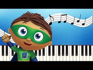 Super Why! Vocabulary Friend Sheet Music Tutorial